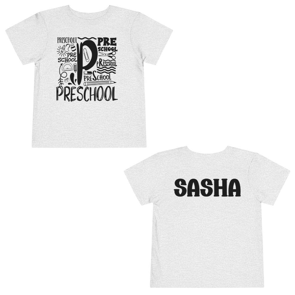 Custom Preschool Toddler T-Shirt