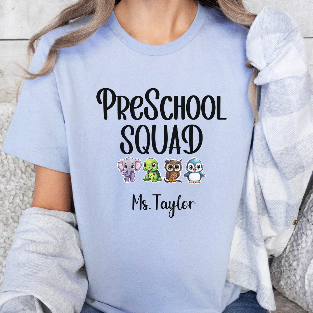 Custom Unisex PreSchool Squad T-Shirt