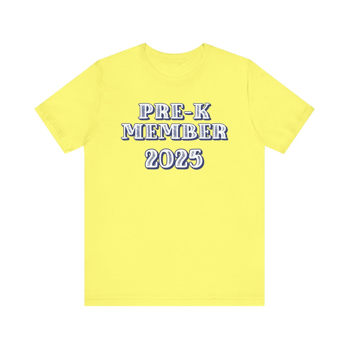 Custom Unisex Pre-K Member + Date T-Shirt