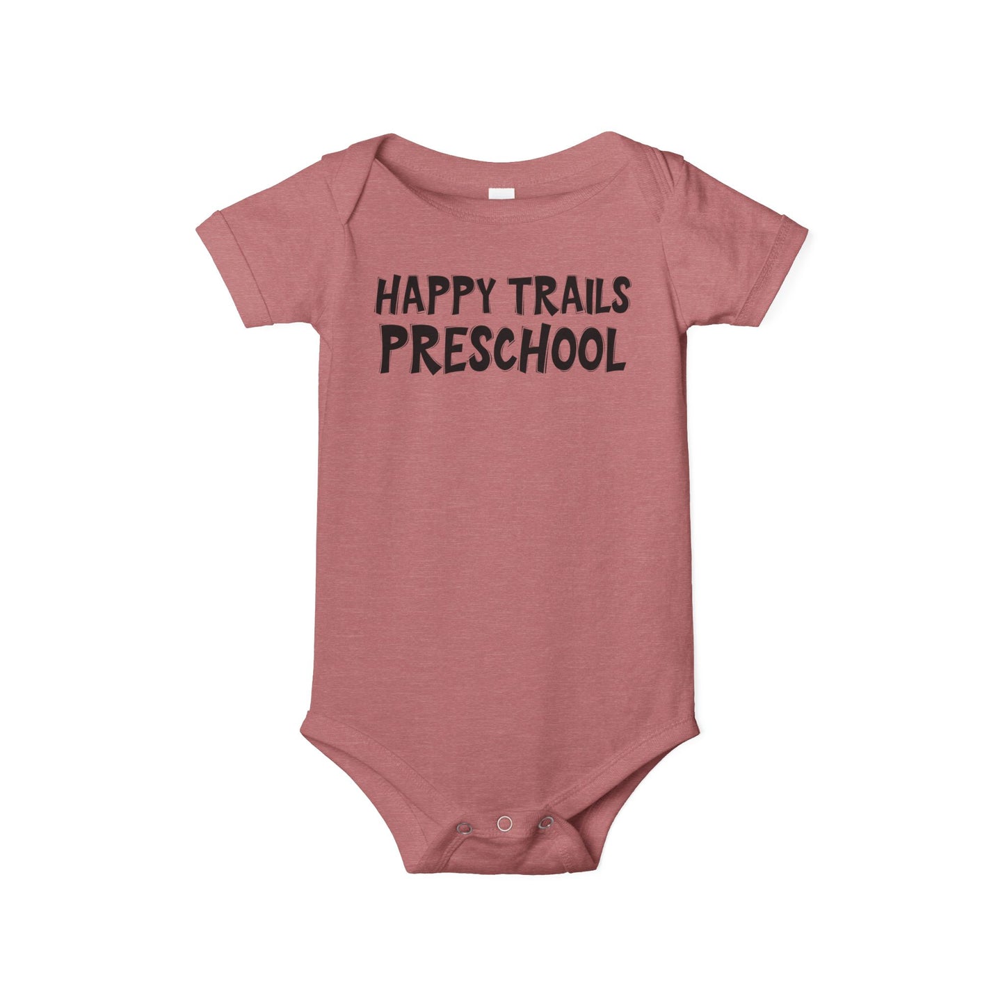 Custom School Name Infant Jersey Outlined One Piece