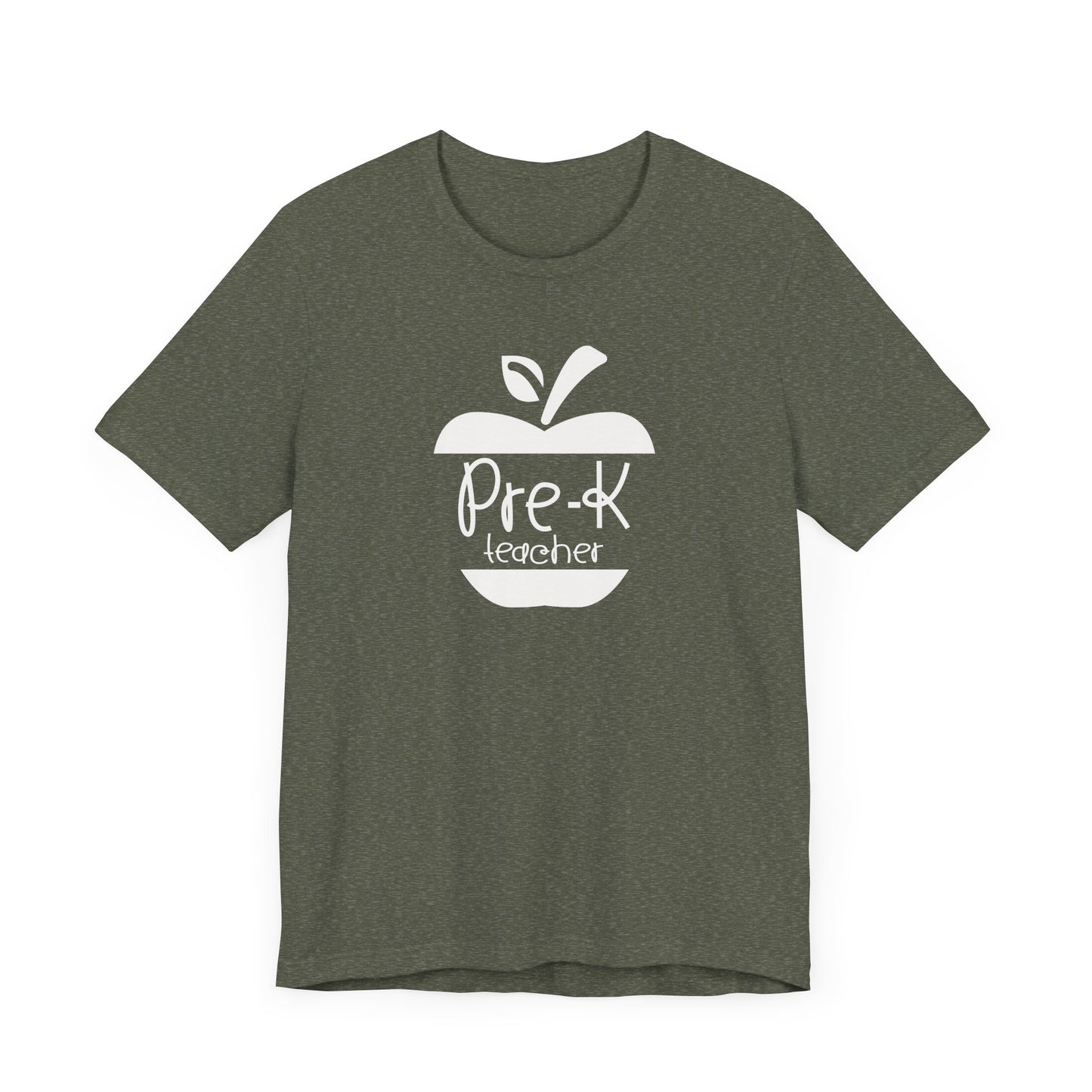 Custom Unisex Pre-K Teacher Apple Teacher T-Shirt