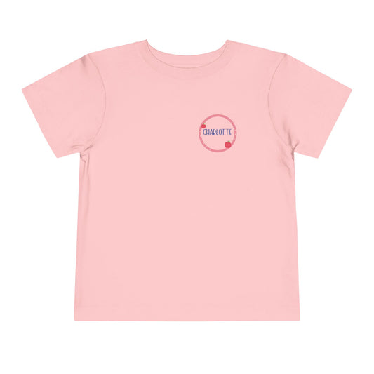 Custom Apple Circle Toddler T-Shirt
