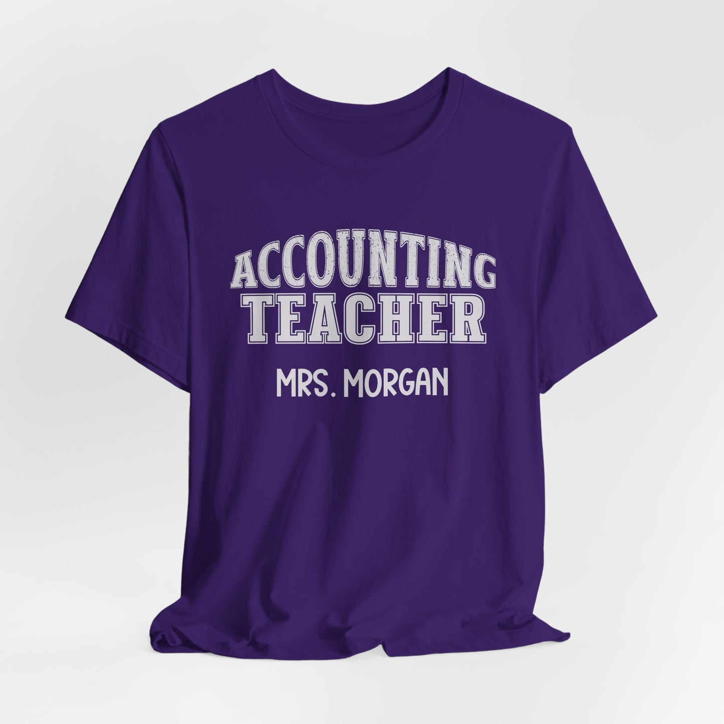 Custom Unisex Accounting Teacher T-Shirt