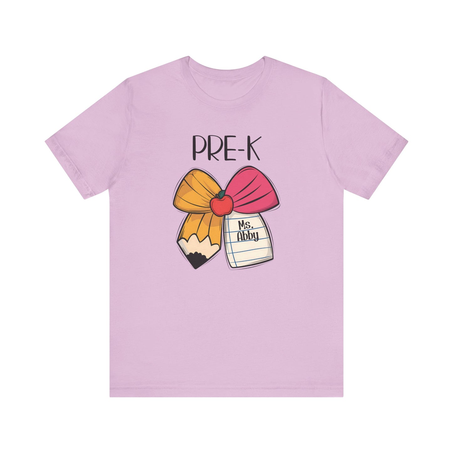 Custom Unisex Pre-K Bow T-Shirt