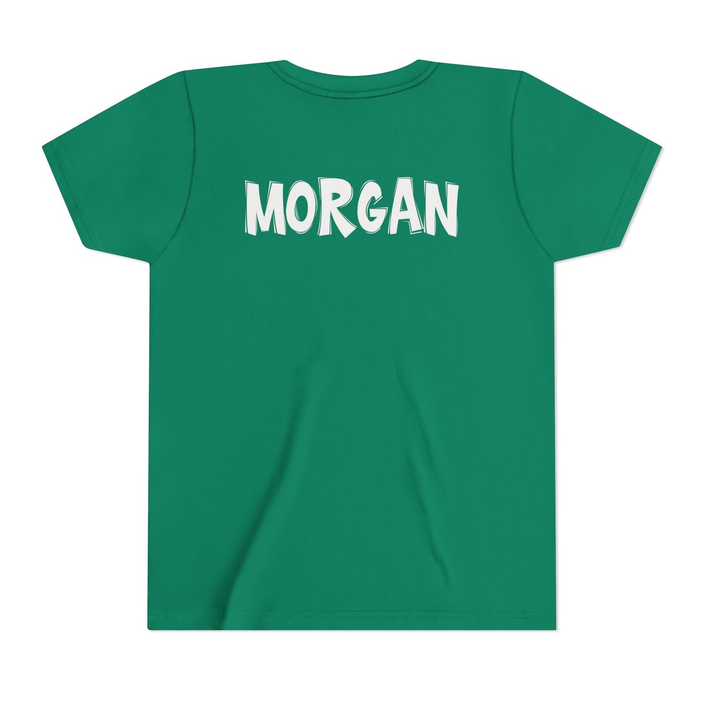 Custom School Name Youth Outlined T-Shirt