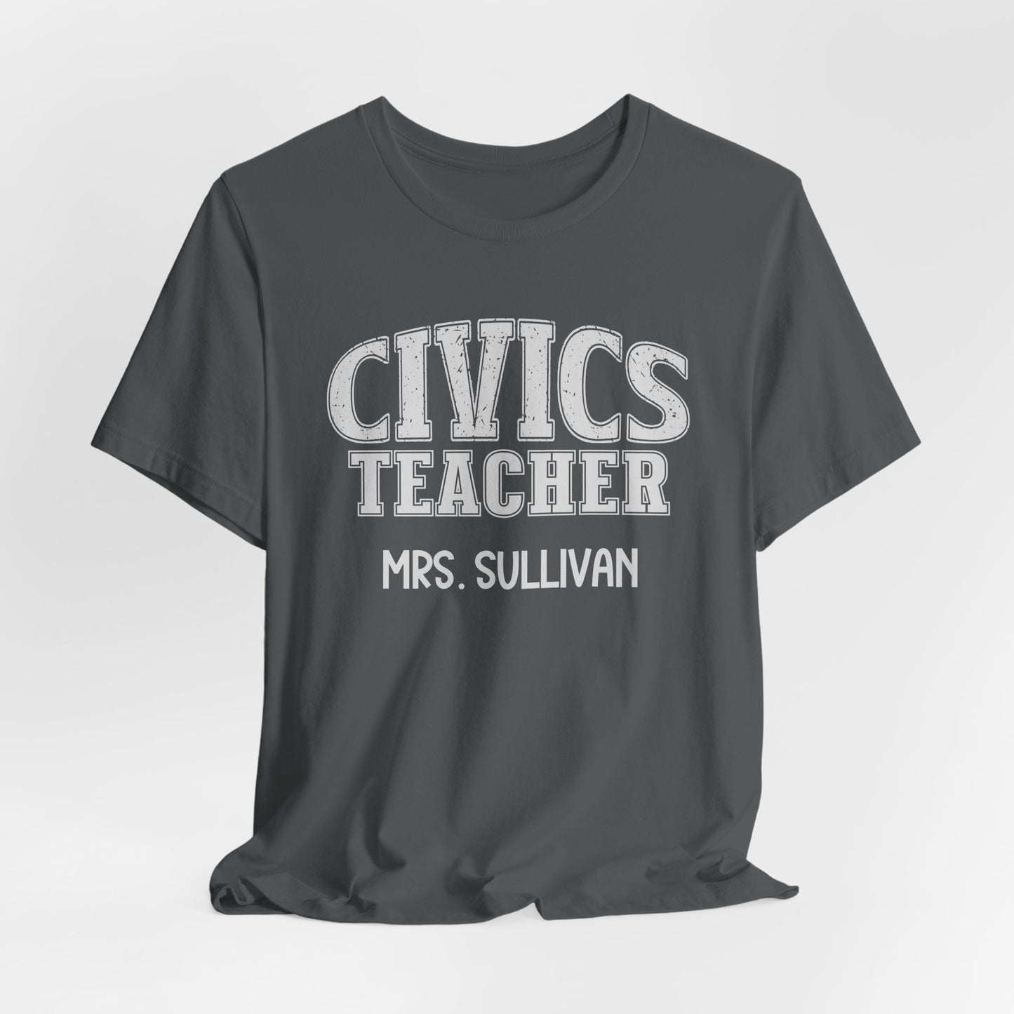 Custom Unisex Civics Teacher T-Shirt