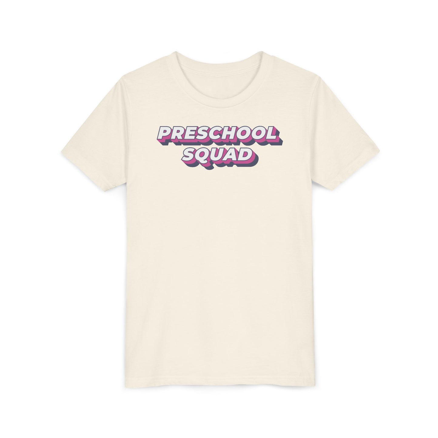 Custom Layered Preschool Squad Youth T-Shirt