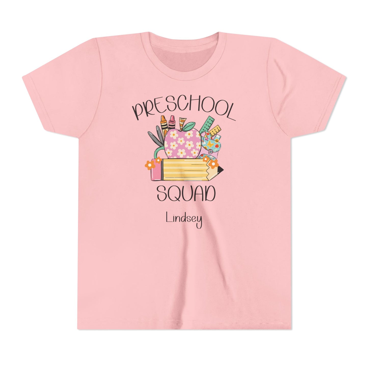Custom Preschool Squad Youth T-Shirt