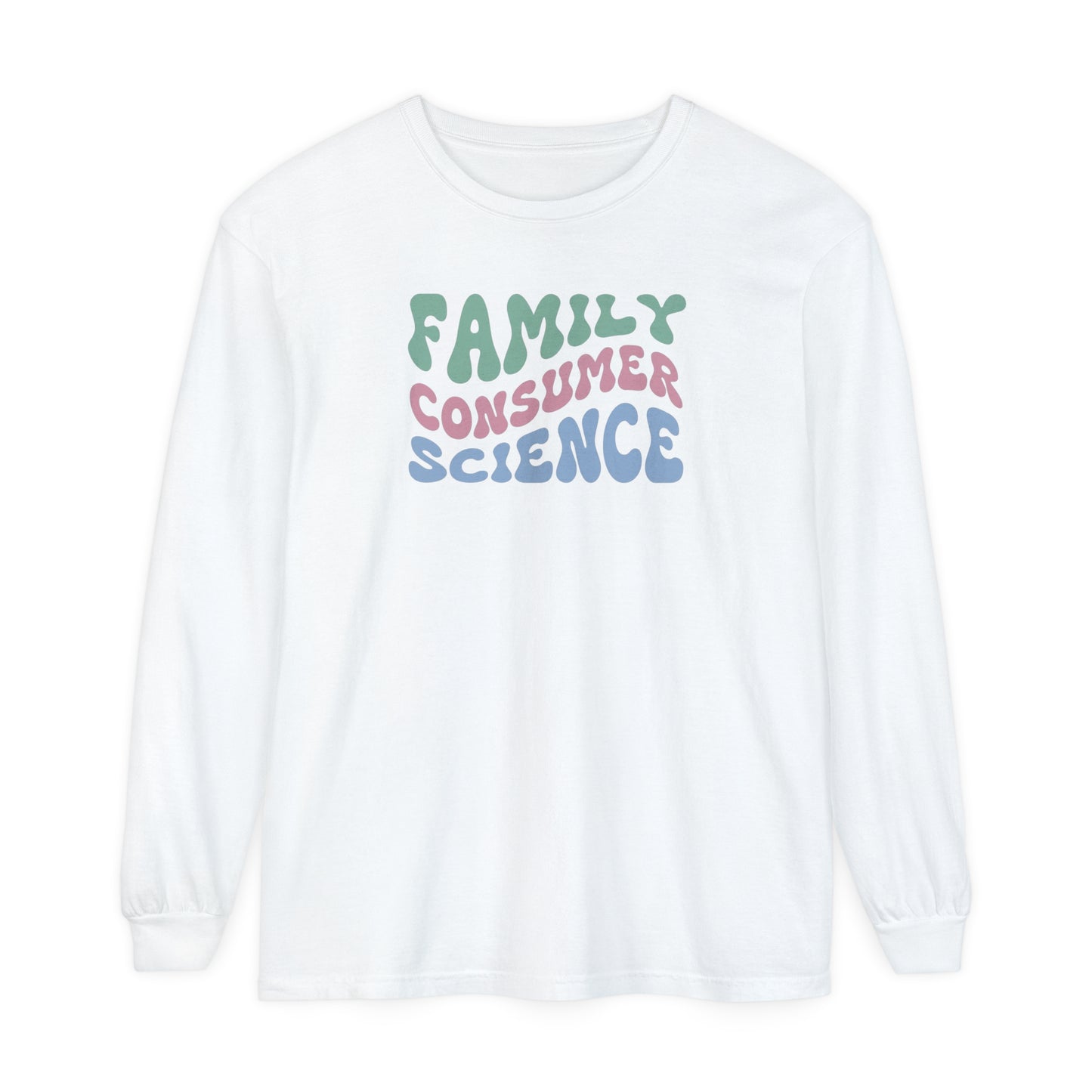 Unisex Garment-dyed Long Sleeve T-Shirt