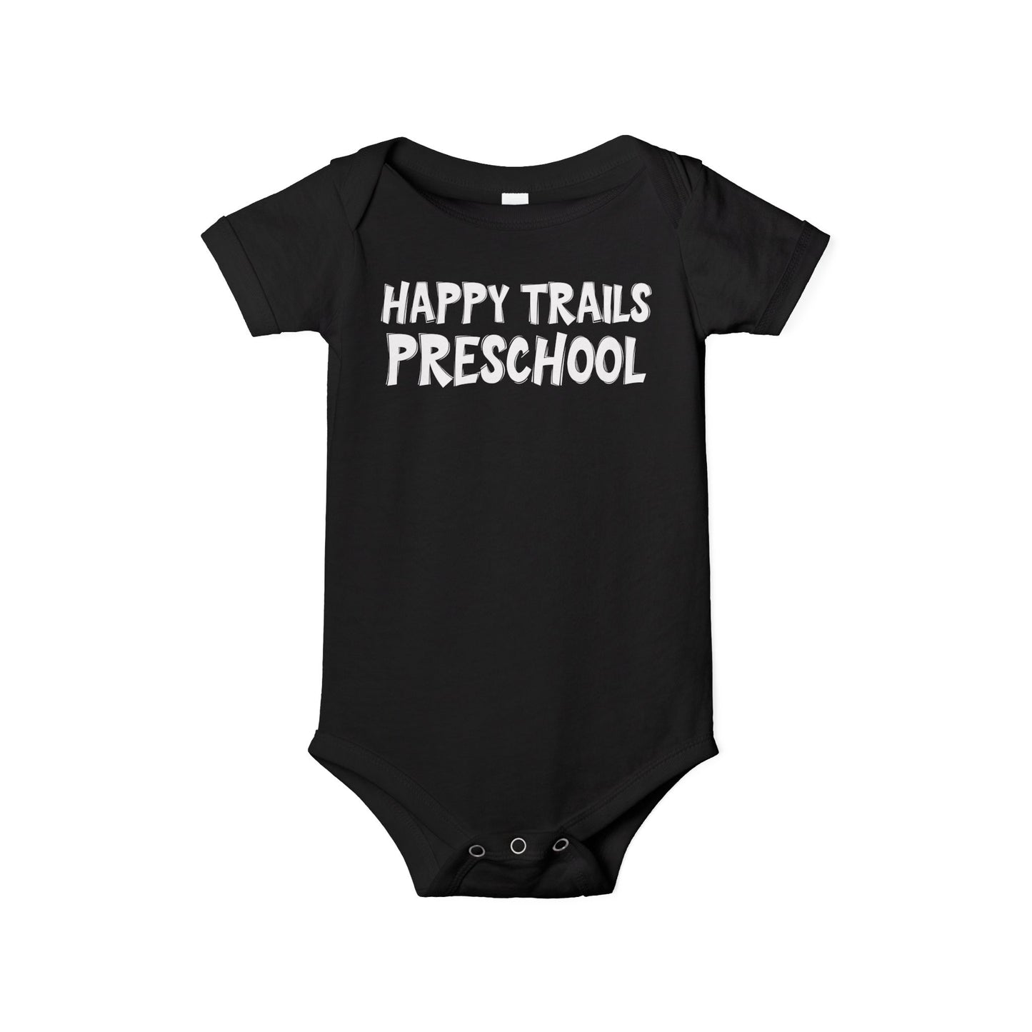 Custom School Name Infant Jersey Outlined One Piece