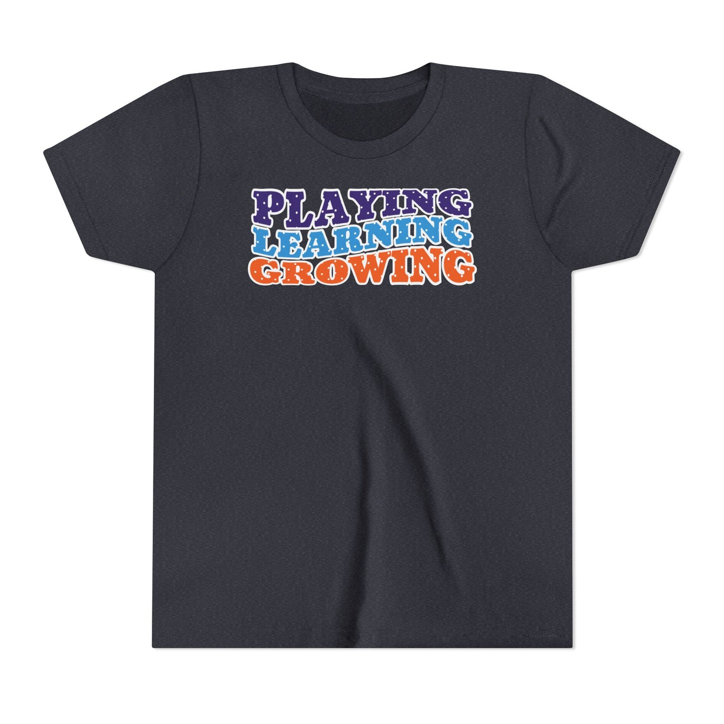 Custom Playing Learning Growing Youth T-Shirt
