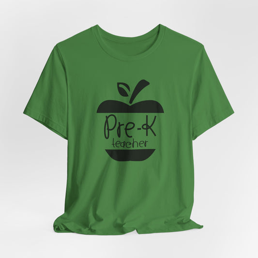 Custom Unisex Pre-K Teacher Apple T-Shirt