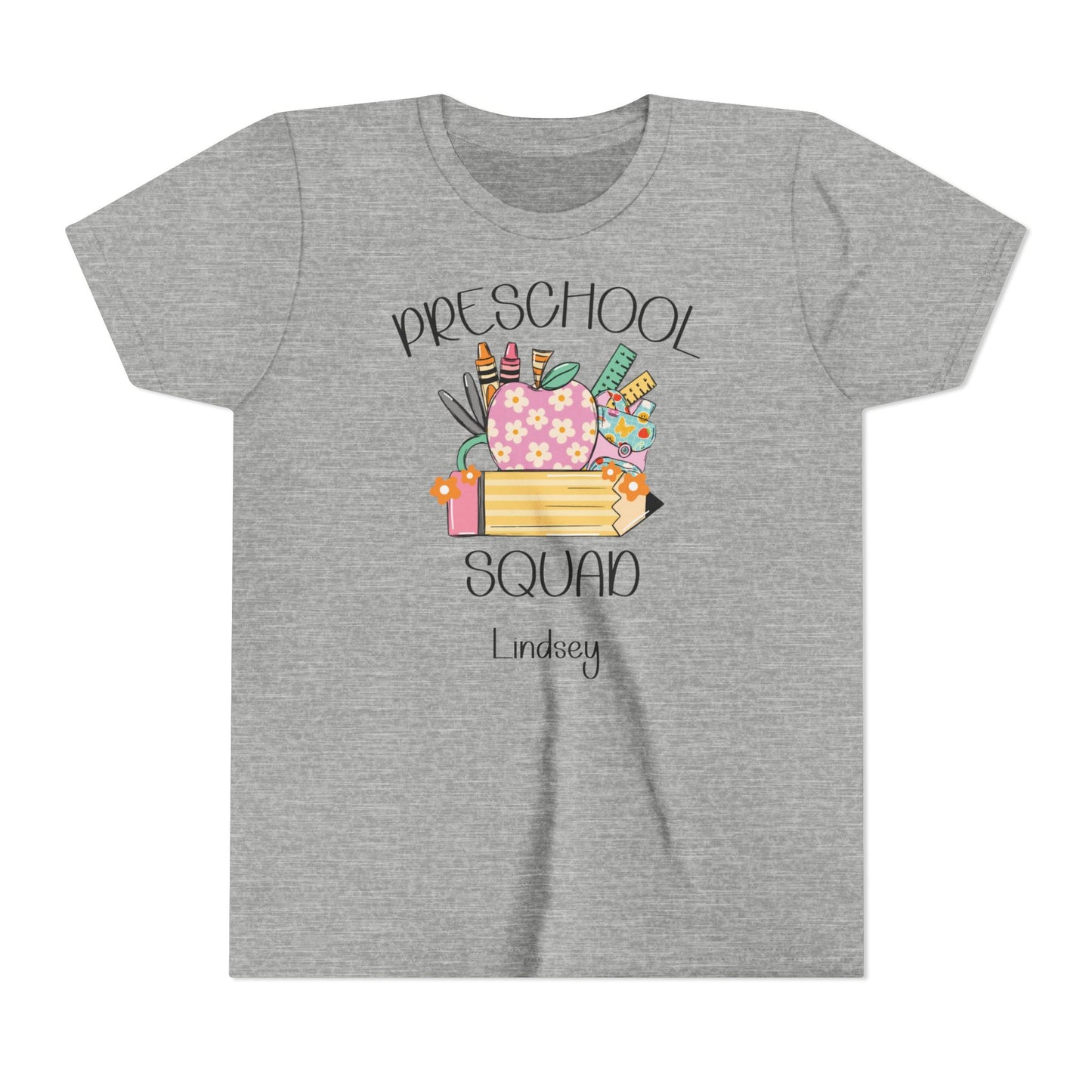 Custom Preschool Squad Youth T-Shirt