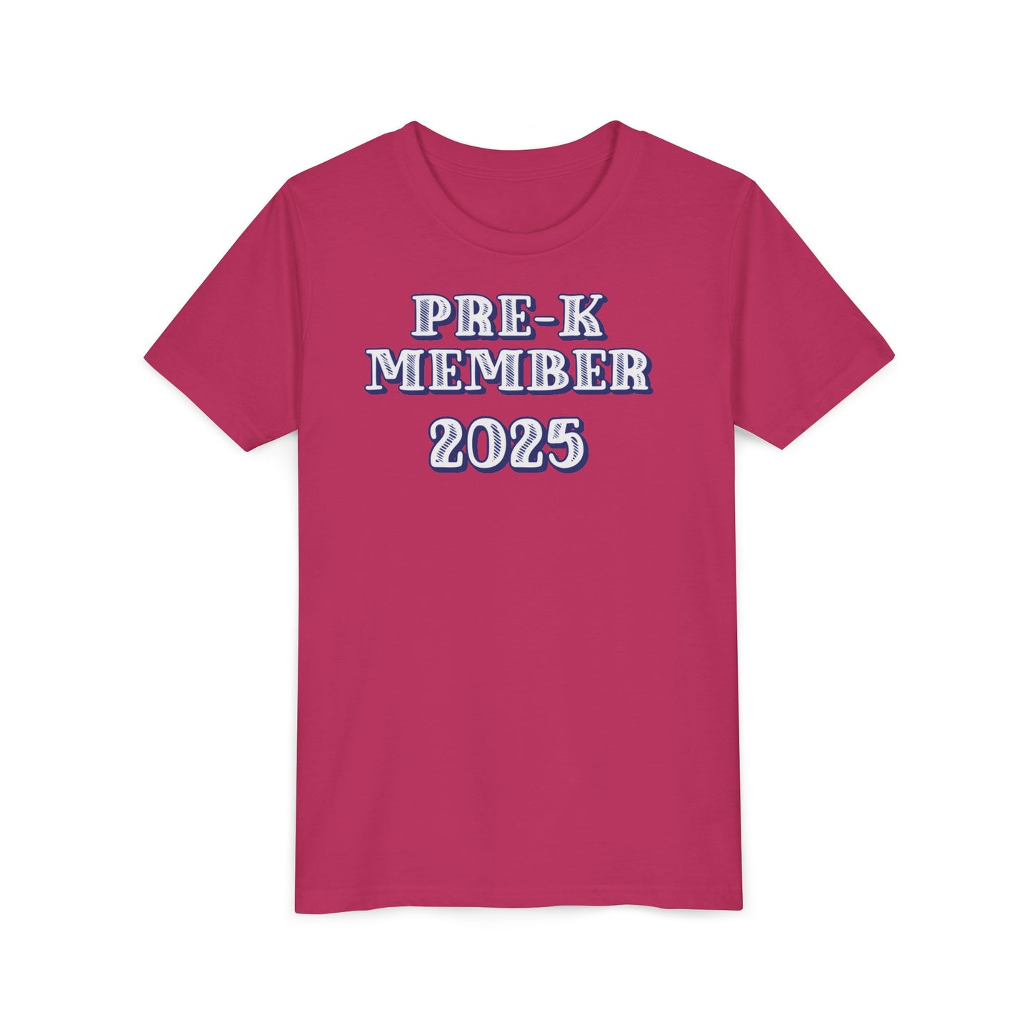Custom Pre-K Member and Date Youth T-Shirt