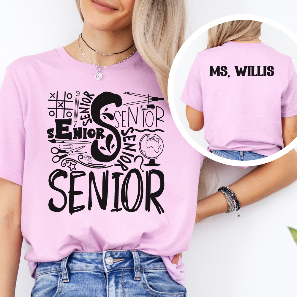 Custom Unisex Senior T-Shirt