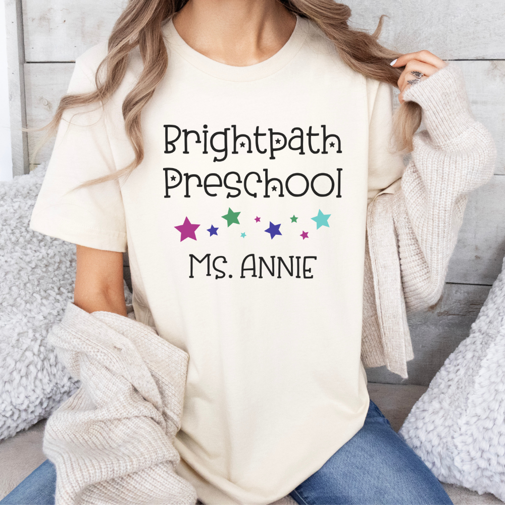 Custom Unisex Preschool Stars T-Shirt