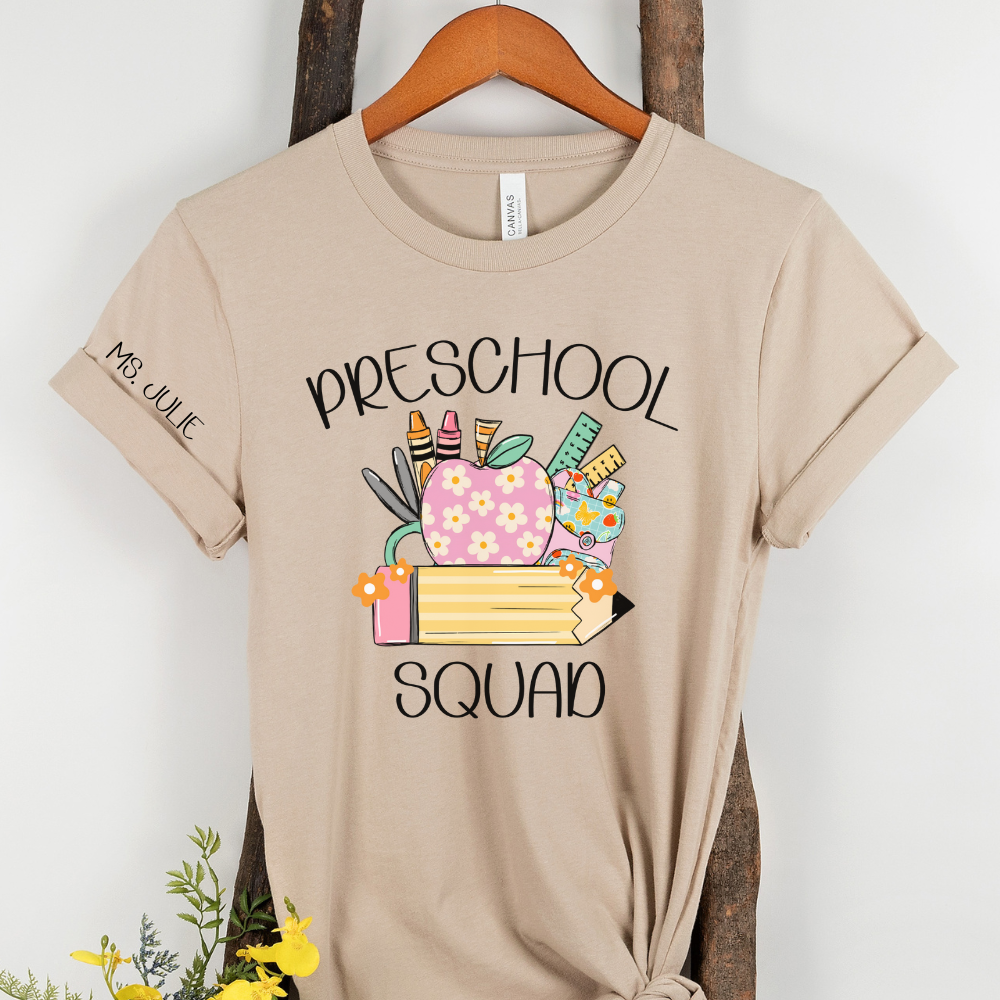 Custom Unisex Preschool Squad T-Shirt