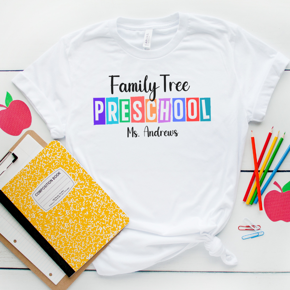 Custom Unisex Adult Preschool T-Shirt