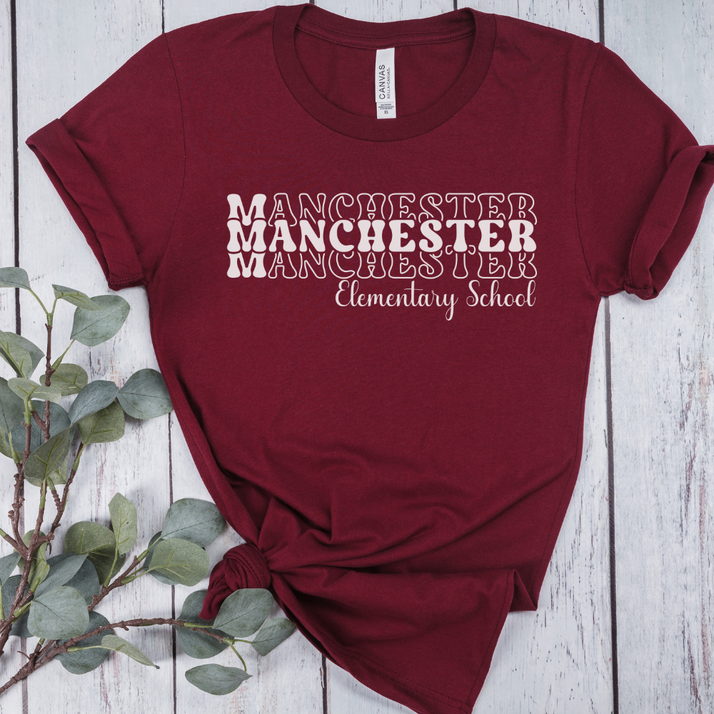 Custom Unisex School Name T-Shirt