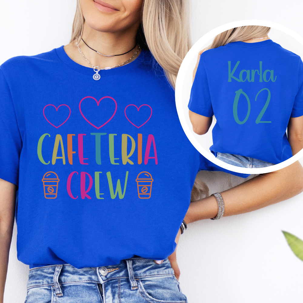 Custom Unisex Cafeteria Crew T-shirt