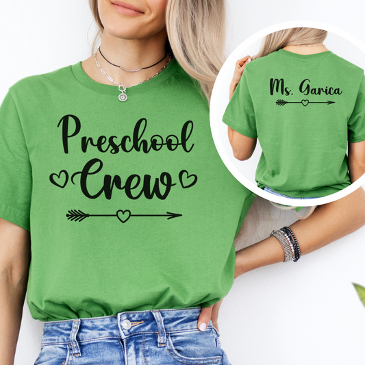 Custom Unisex Preschool Crew T-Shirt