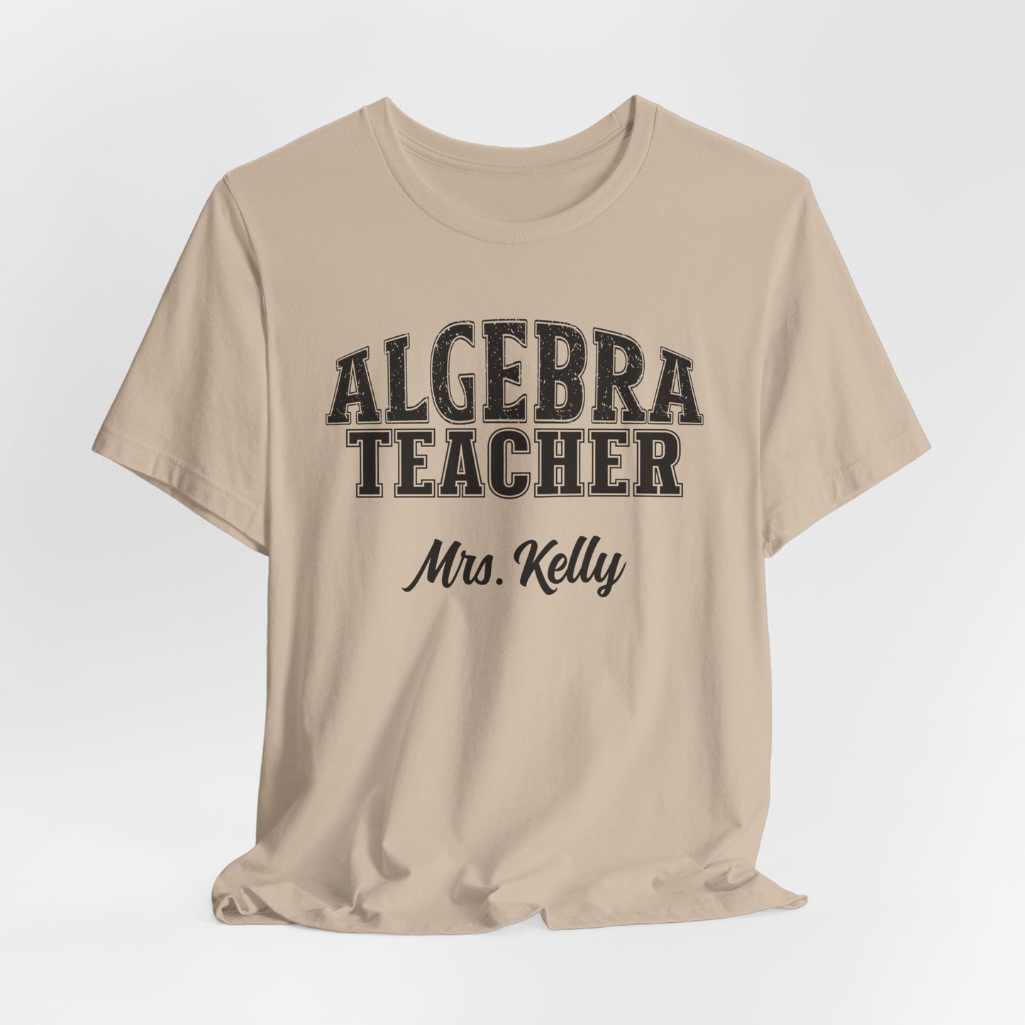 Custom Unisex Algebra Teacher T-Shirt