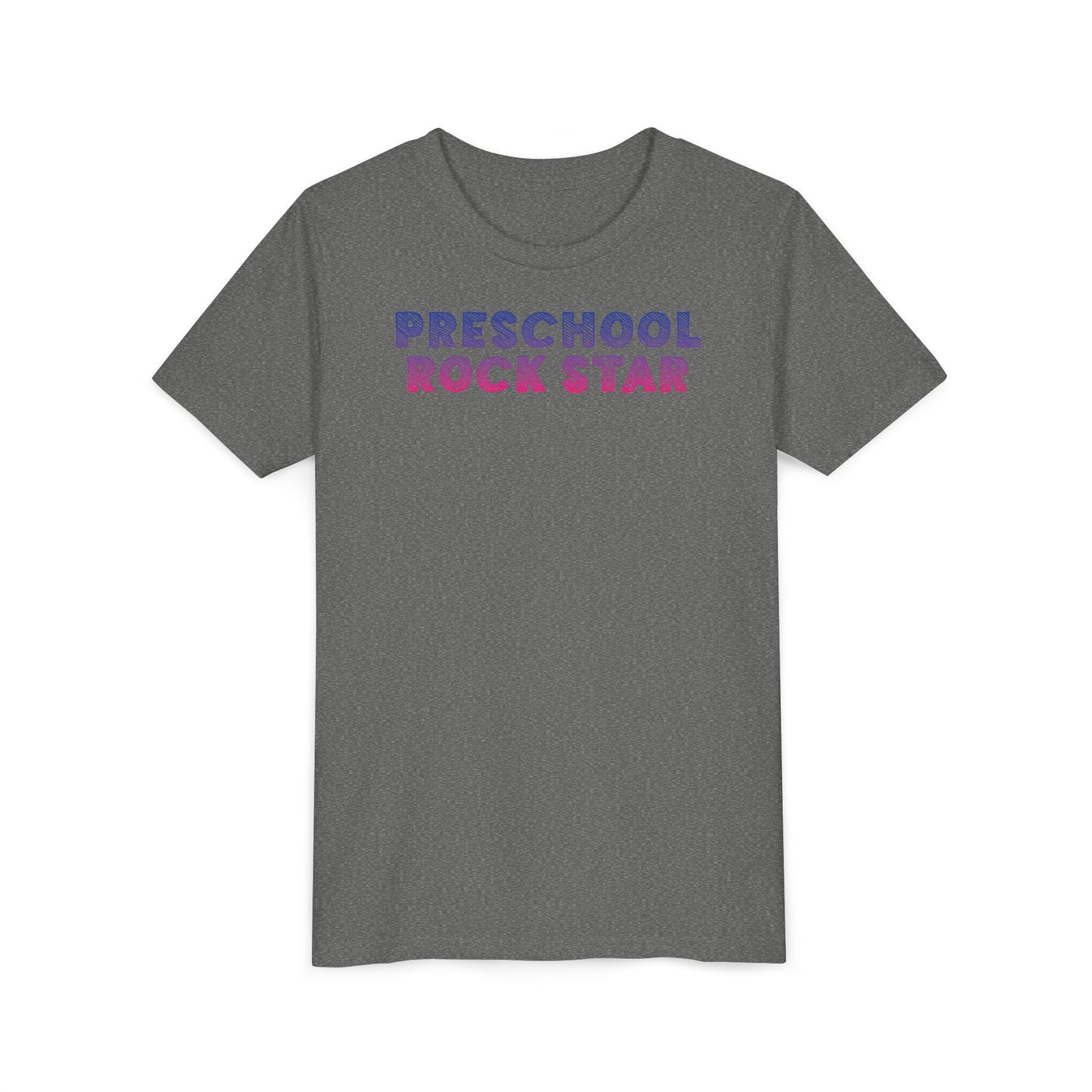 Custom Lined Preschool Rock Stars Youth T-Shirt