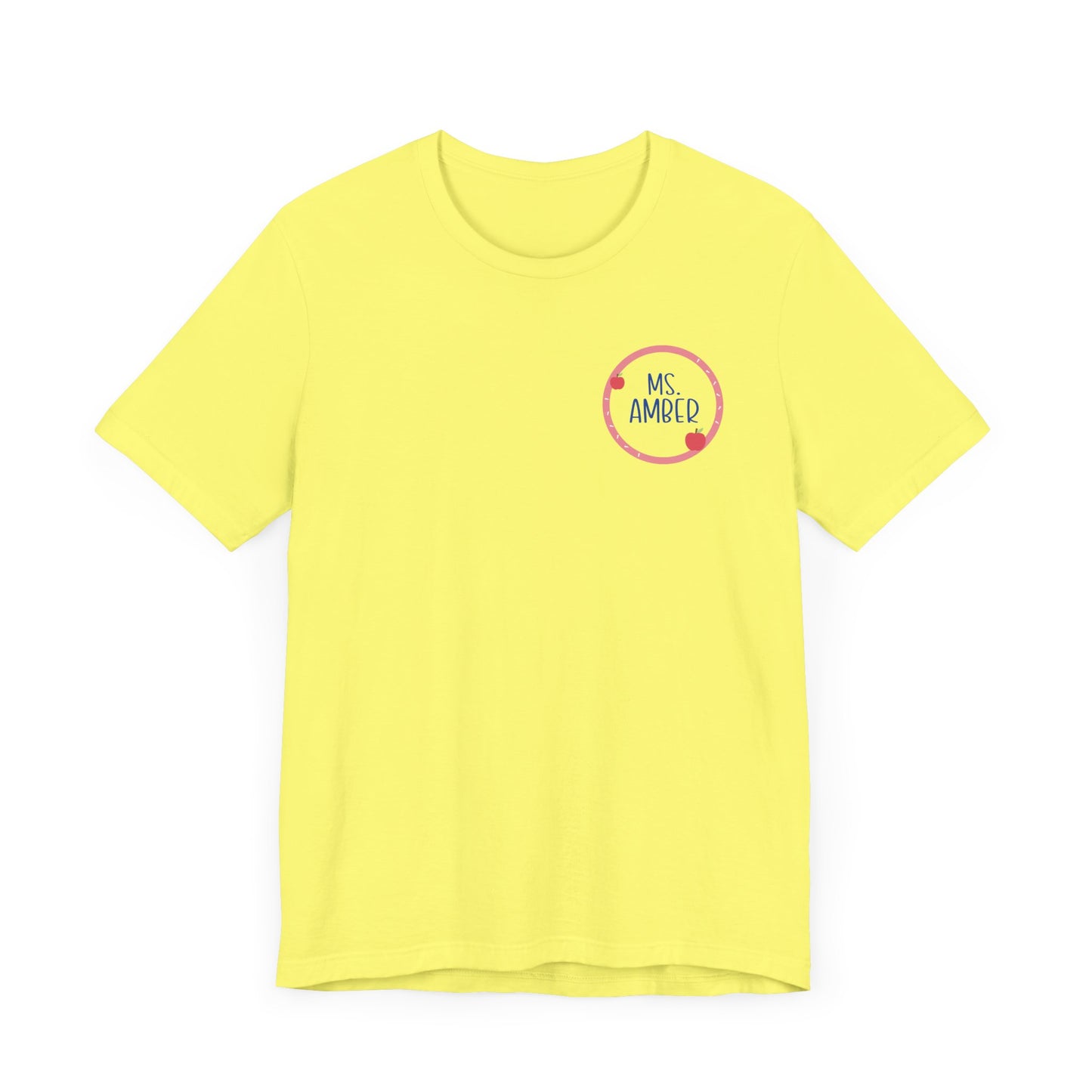 Custom Unisex Apple Circle T-Shirt