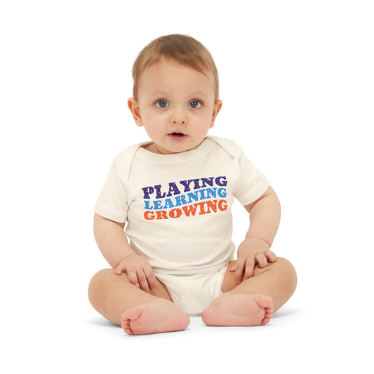 Custom Playing Learning Growing Infant Jersey One Piece