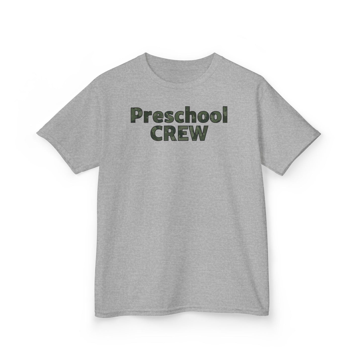 Custom Military Pront Preschool Crew Tee for Kids - Class of 2025