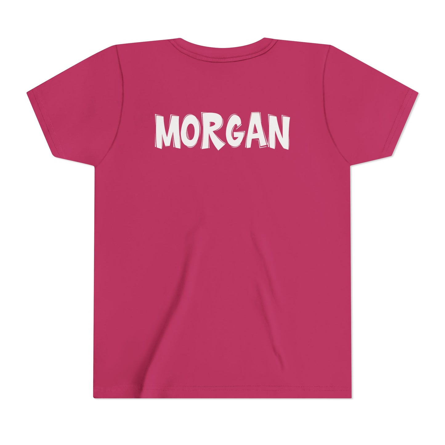 Custom School Name Youth Outlined T-Shirt