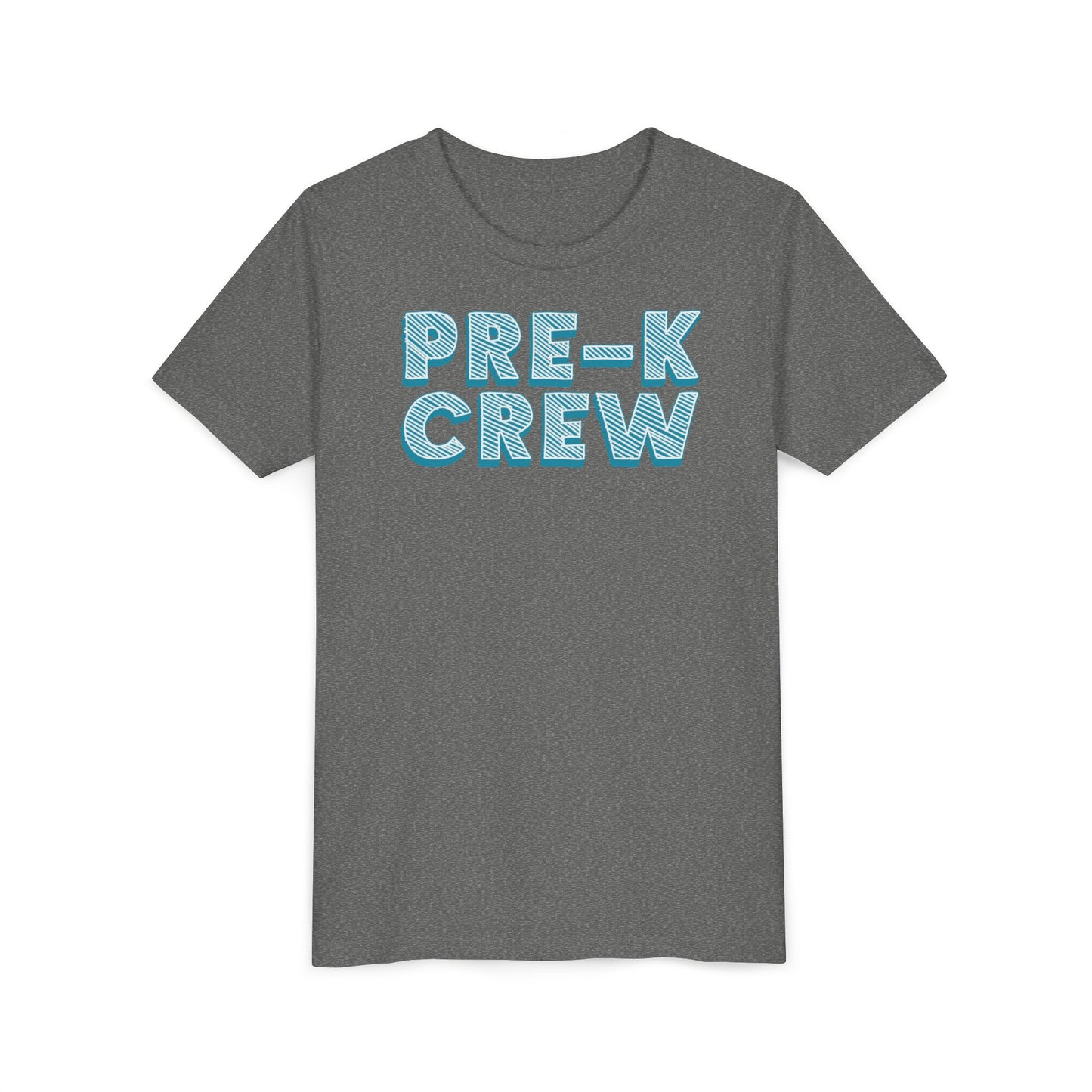Custom Crossed Out Pre-K Crew Youth T-Shirt