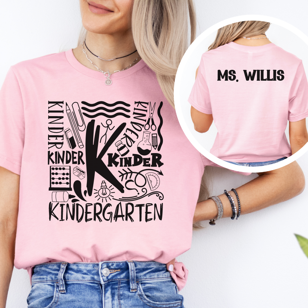 Custom Unisex Kindergarten T-Shirt