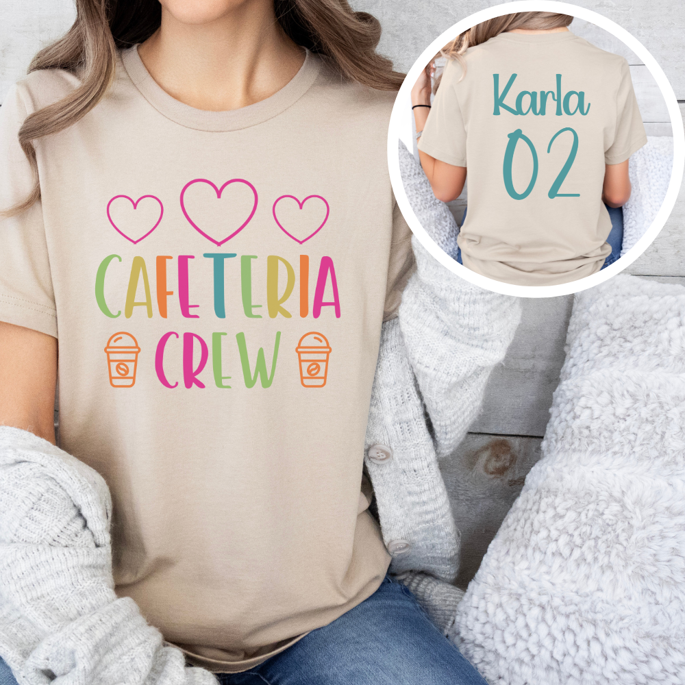 Custom Unisex Cafeteria Crew T-shirt