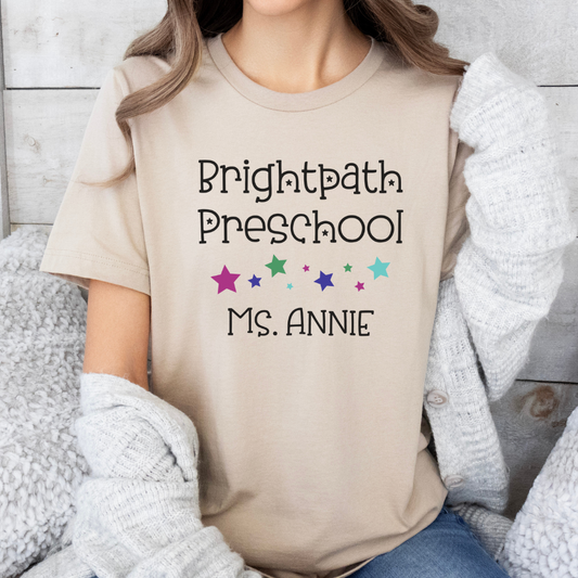 Custom Unisex Preschool Stars T-Shirt