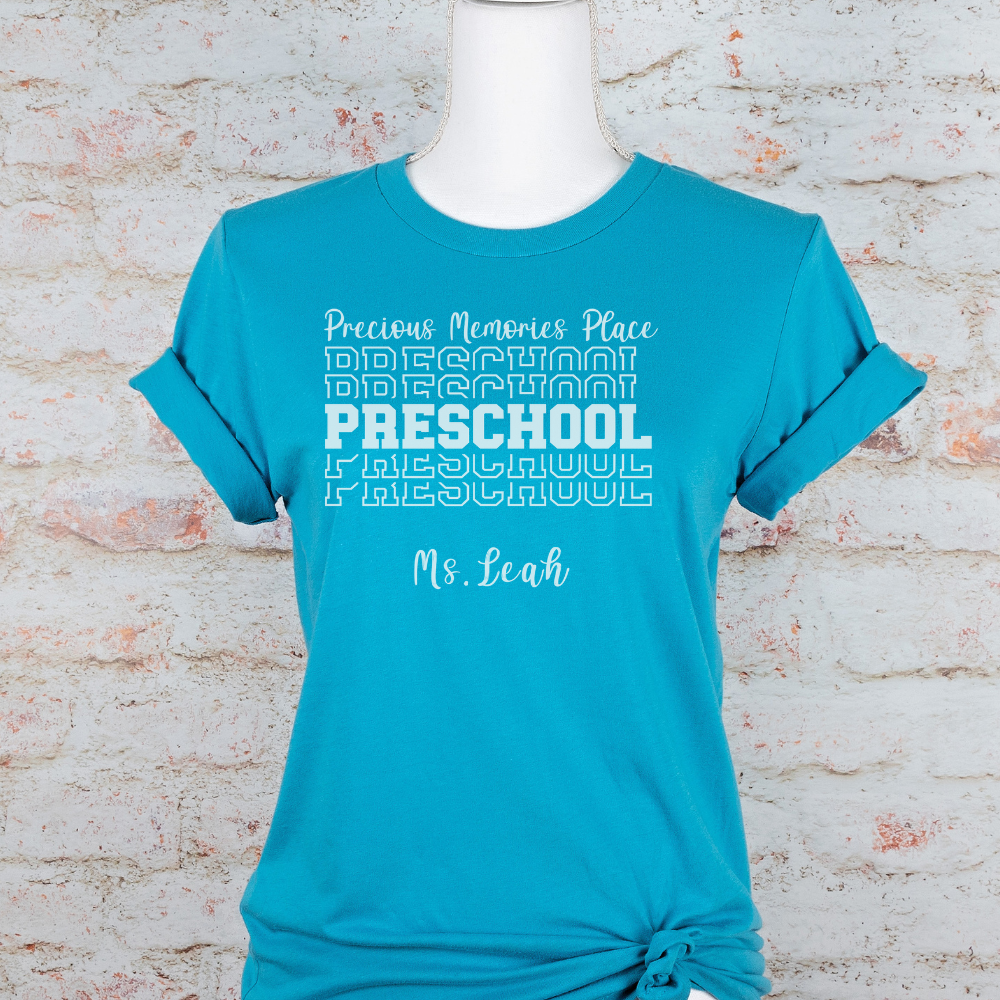 Custom Unisex Preschool Name T-Shirt