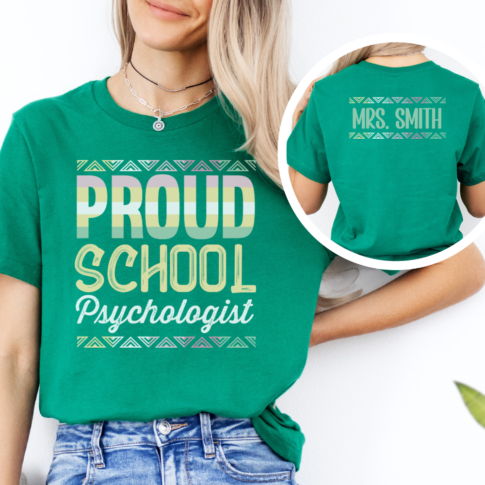 Custom Unisex Proud School Psychologist