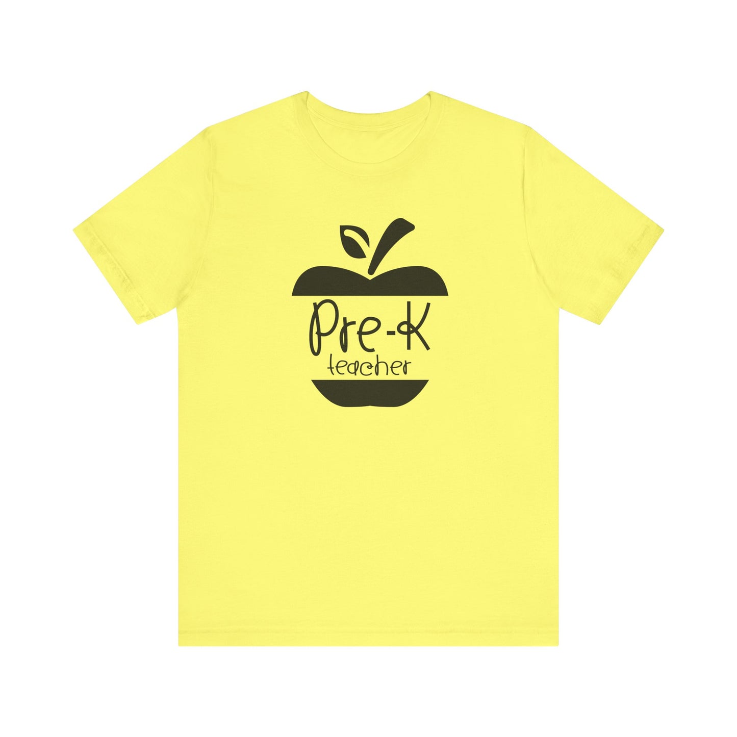 Custom Unisex Pre-K Teacher Apple T-Shirt