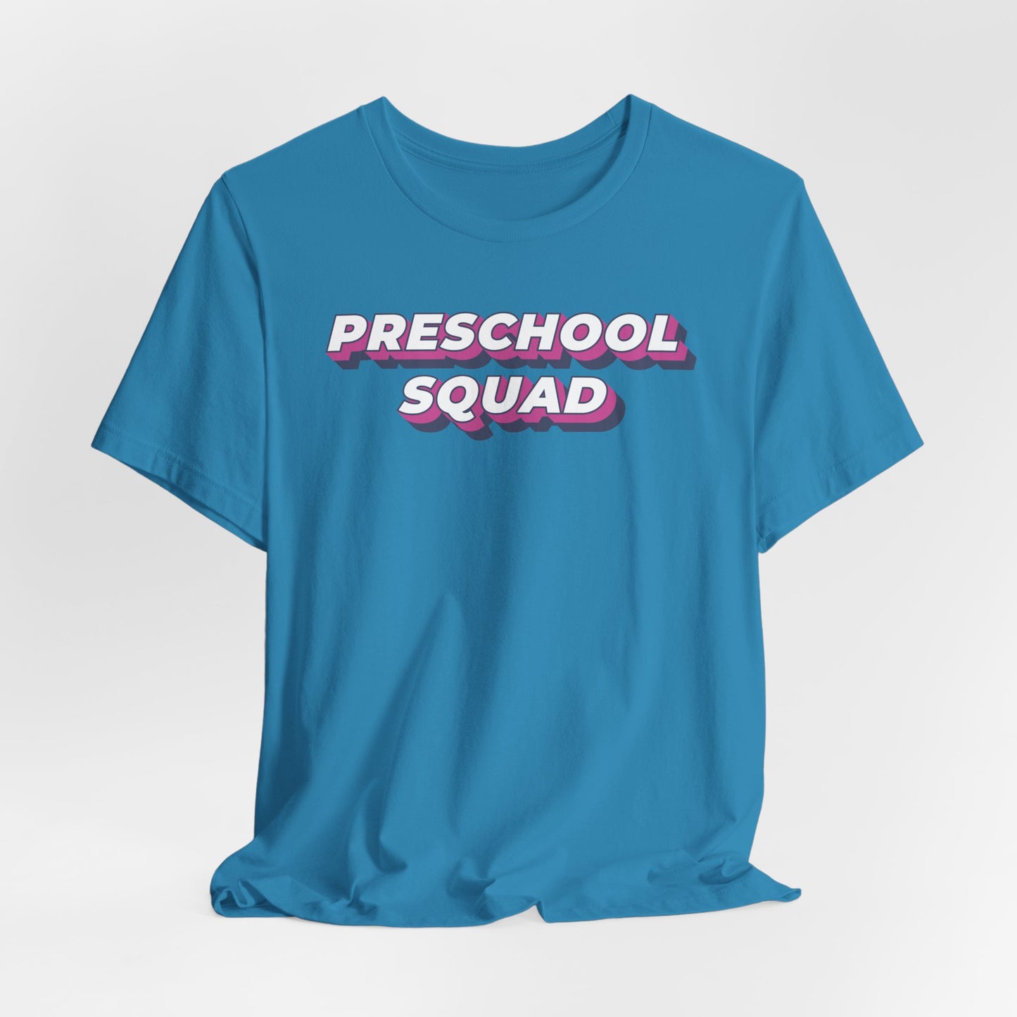 Custom Unisex Layered Preschool Squad T-Shirt