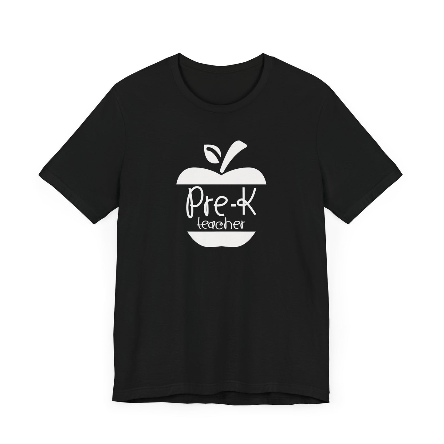 Custom Unisex Pre-K Teacher Apple Teacher T-Shirt