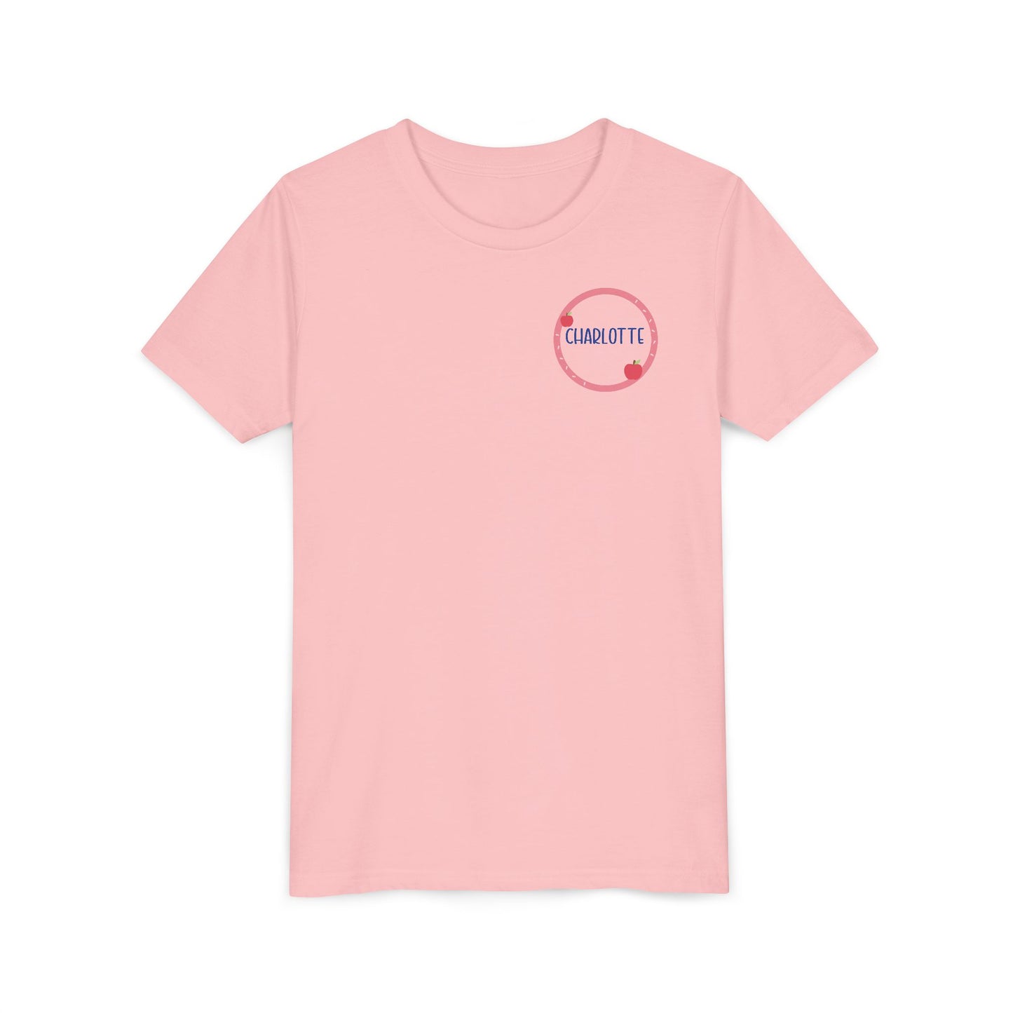 Custom Apple Circle Youth T-Shirt