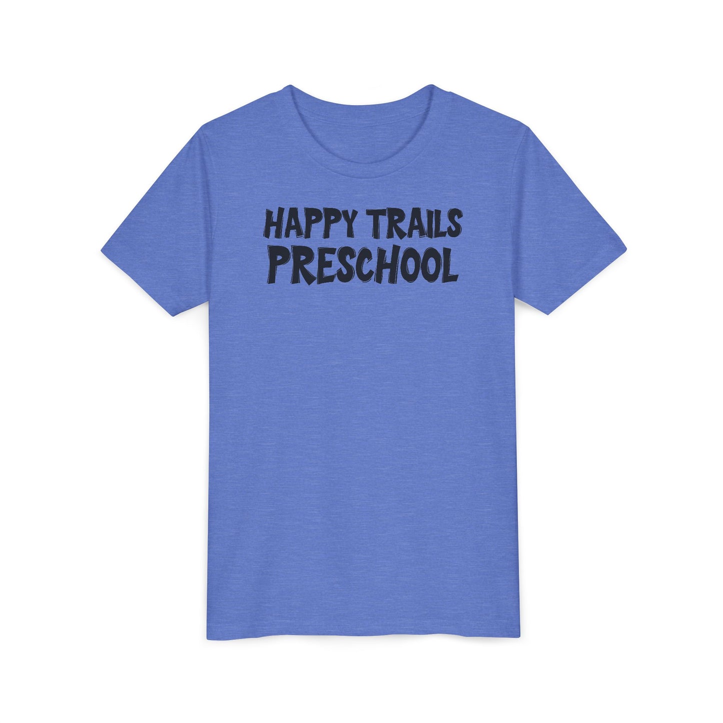 Custom School Name Bold Outlined Youth T-Shirt