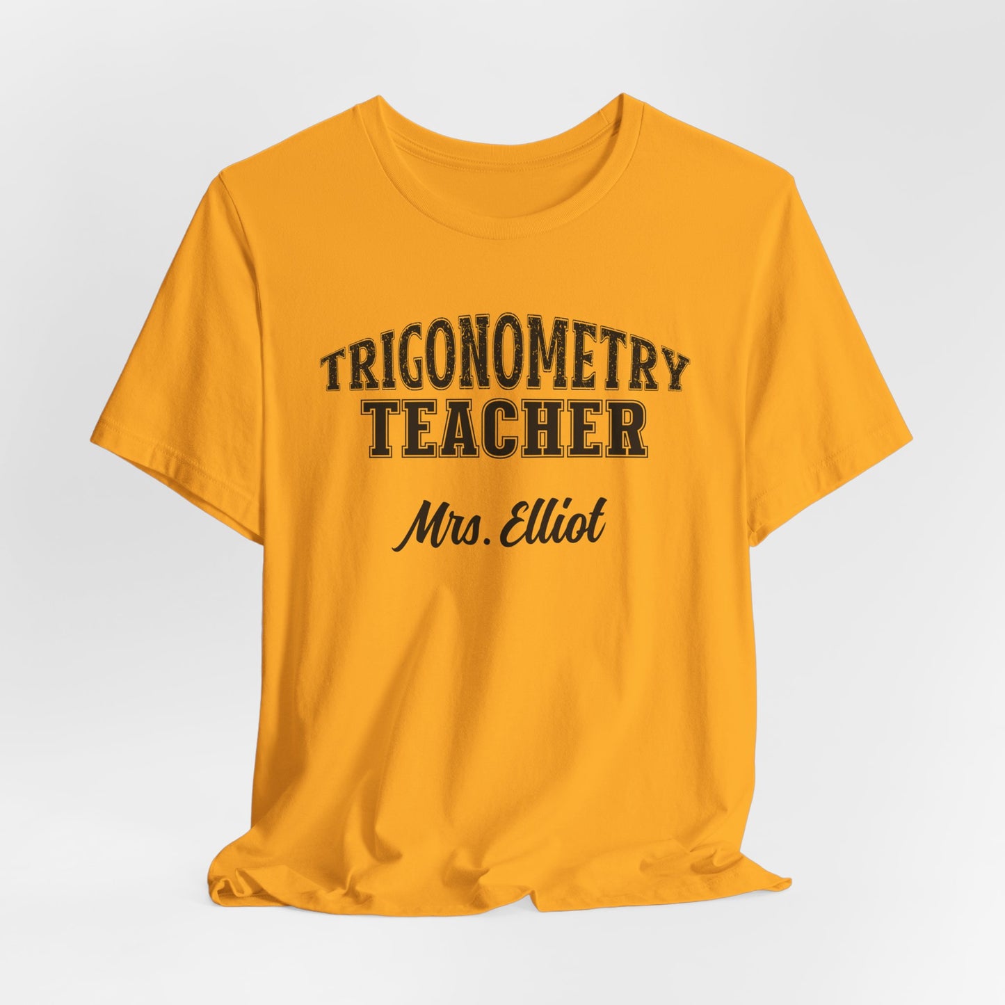 Custom Unisex Trigonometry Teacher T-Shirt