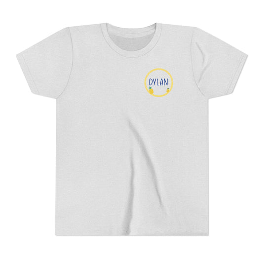 Custom Pineapple Circle Youth T-Shirt