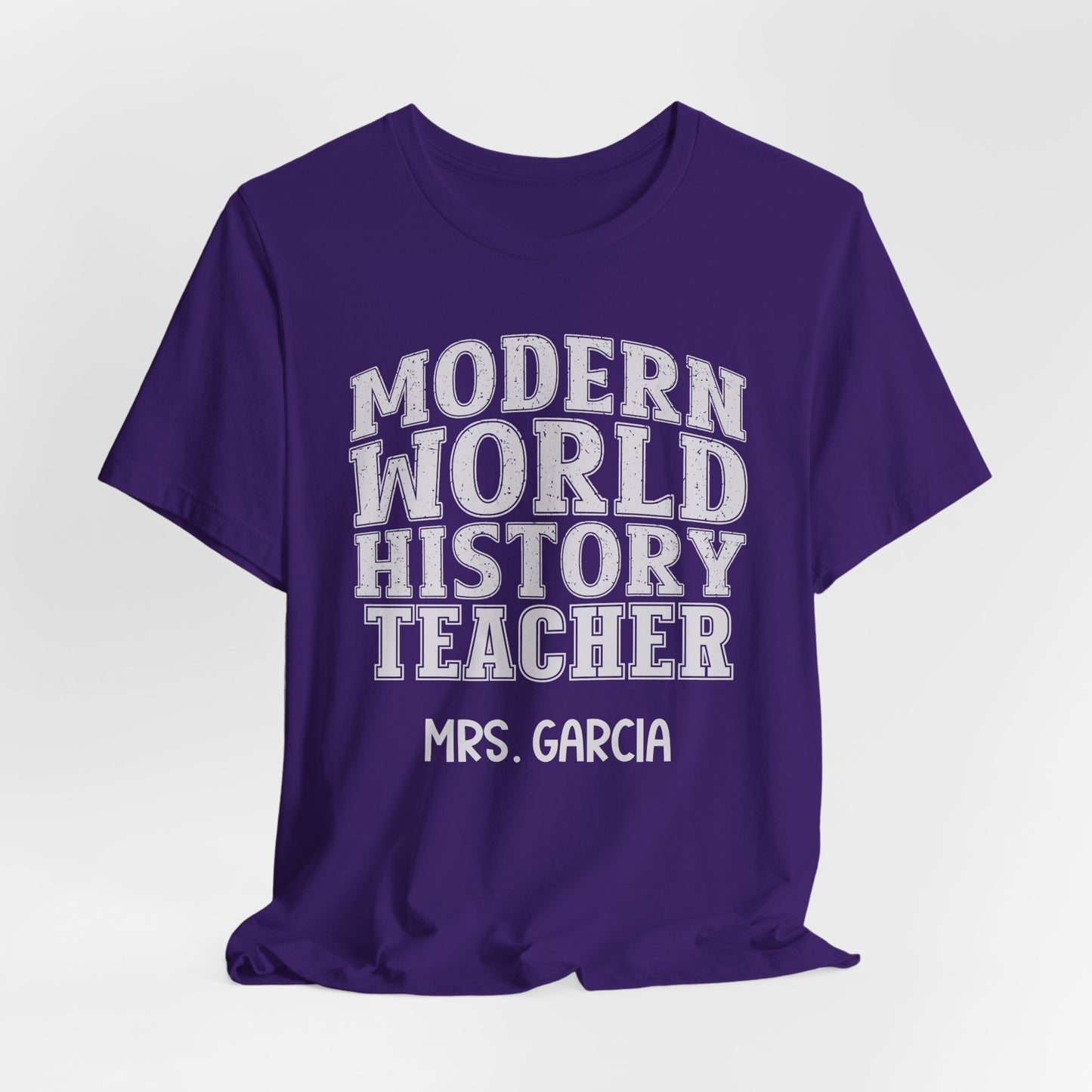 Custom Unisex Modern World History Teacher T-Shirt