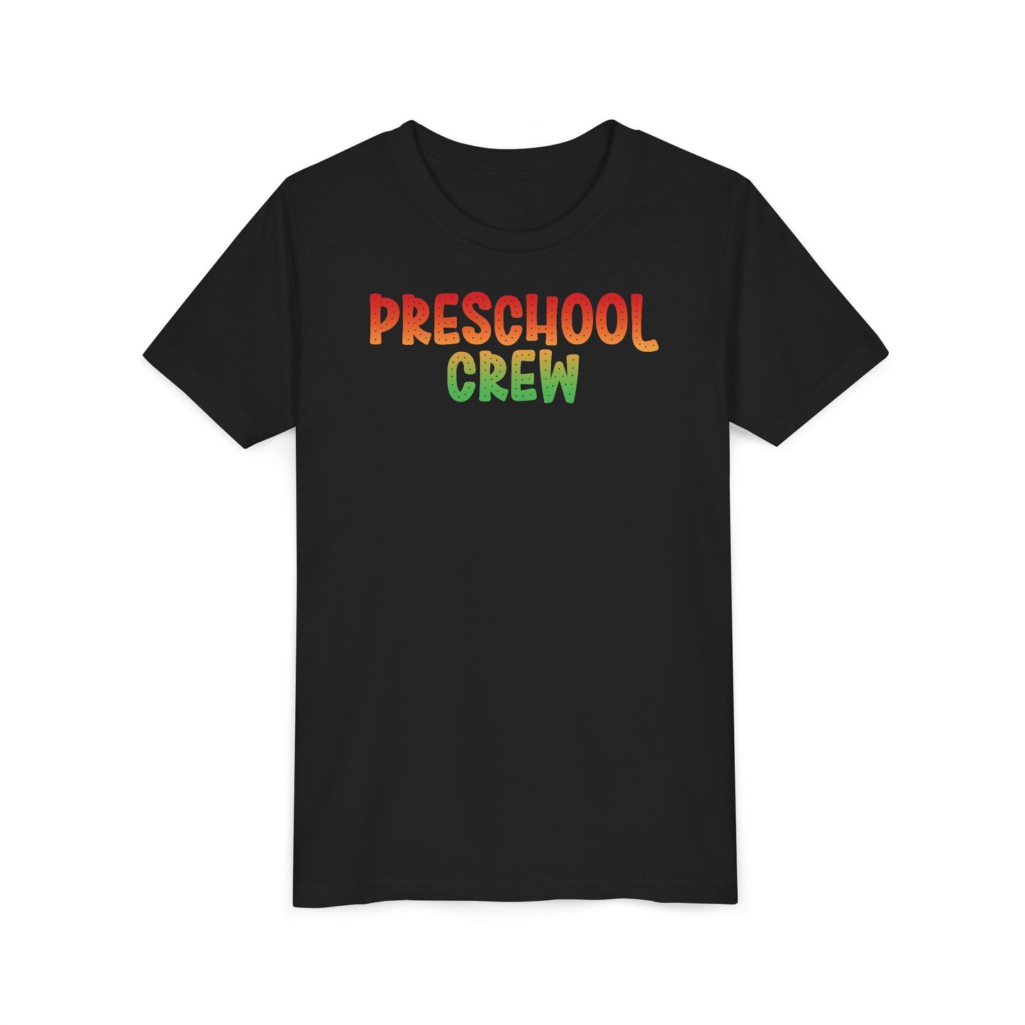 Custom Multi-Colored Preschool Crew Youth T-Shirt