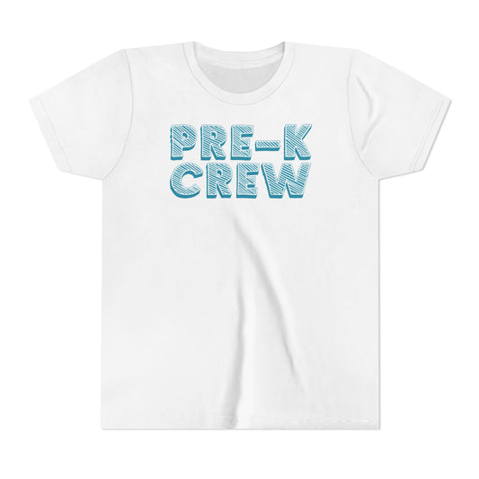 Custom Crossed Out Pre-K Crew Youth T-Shirt