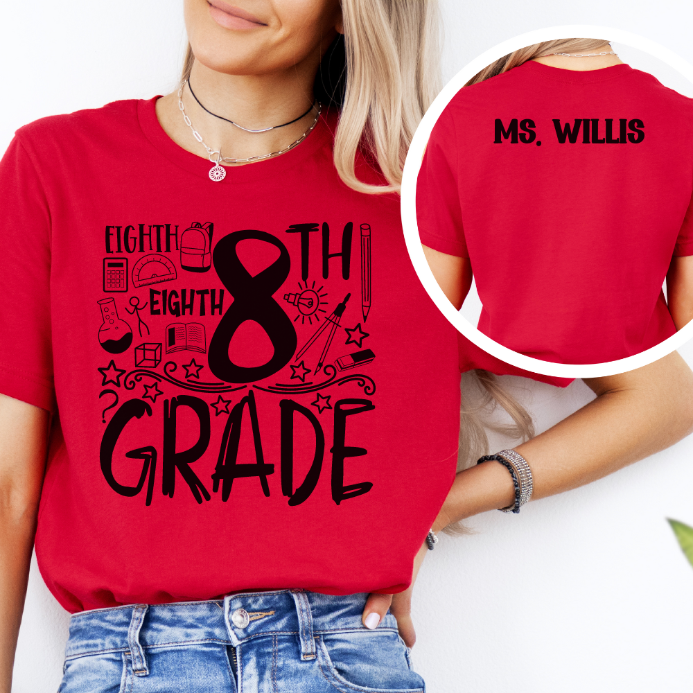 Custom Unisex 8th Grade T-Shirt