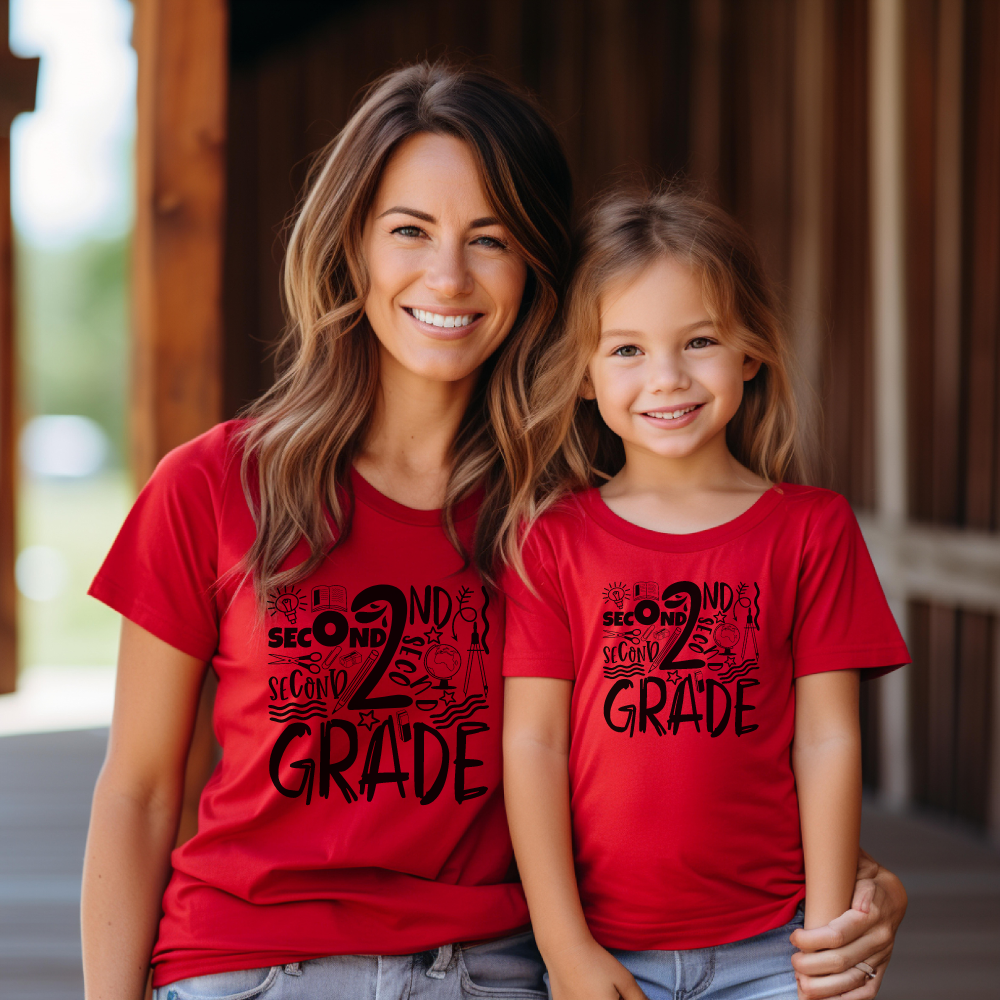 Custom Unisex 2nd Grade T-Shirt