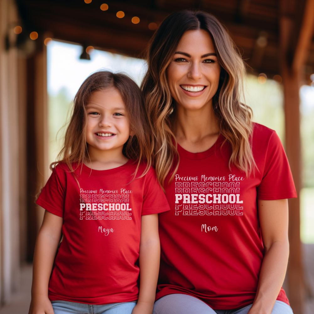 Custom Unisex Preschool Name T-Shirt